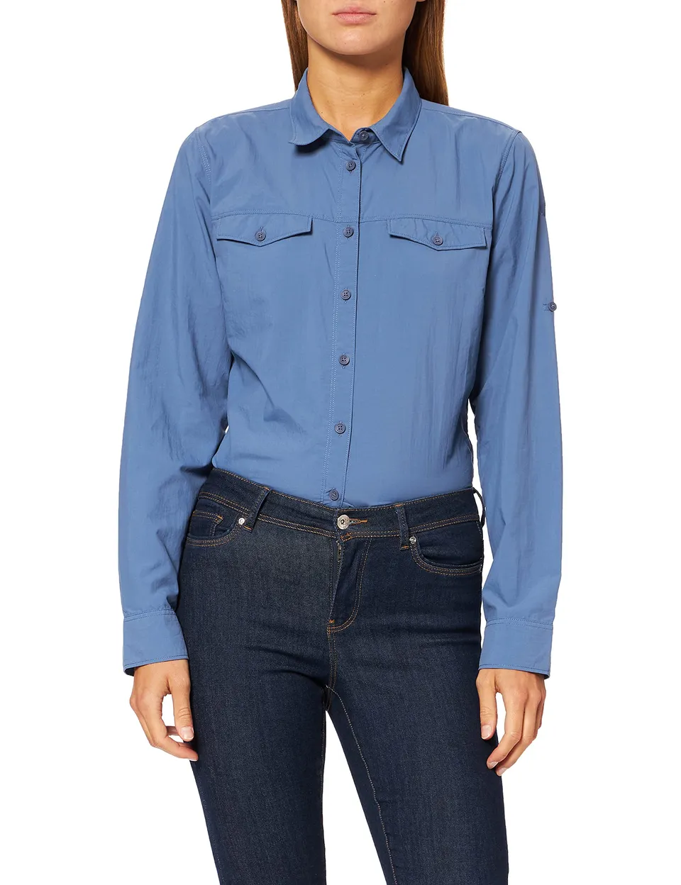lafuma-lfv11337-chemise-femme-manches-longues-dryway-avec-protection-uv-et-trait image 1