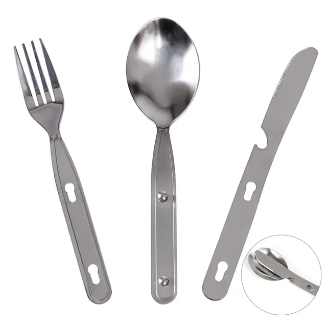 kingcamp-set-de-couverts-de-camping-3-pi-ces-couteau-fourchette-cuill-re-couvert image 1