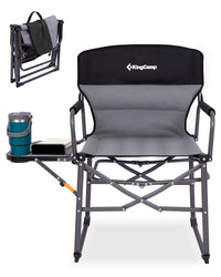 kingcamp-bundle-table-chaise-de-camping-fauteuil-r-alisateur-xxl-avec-table-lat- image 8
