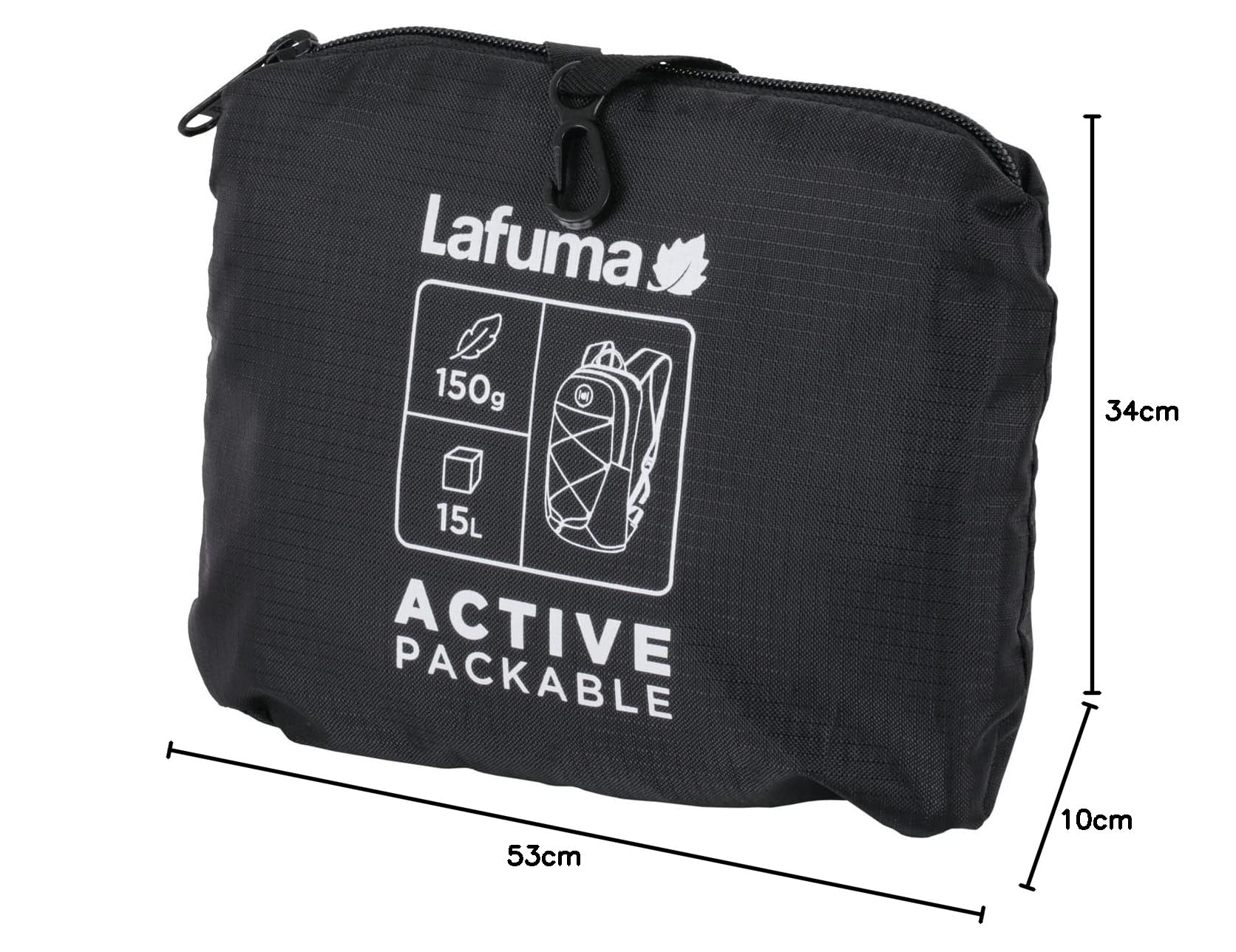 lafuma-active-packable-sac-dos-compact-pliable-15-l-pour-randonn-e-et-voyage-pol image 4