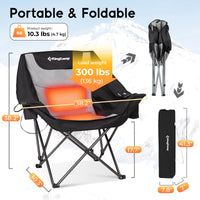 kingcamp-canna-c10-plus-chaise-de-camping-chauffante-rembourr-e-fauteuil-pliant- image 3