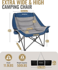 kingcamp-canna-c10-plus-chaise-de-camping-pliante-oversize-rembourr-e image 3